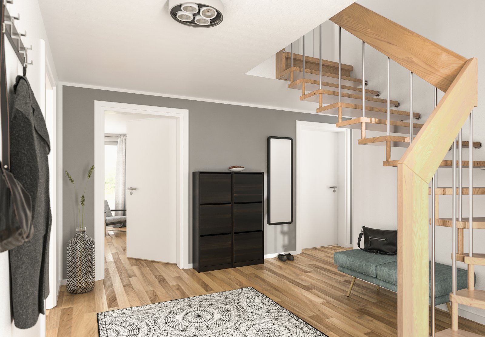 Ihr modernes Zuhause: Stadthaus Flair 152 RE – viel Platz, kein Dachschrägen-Stress!