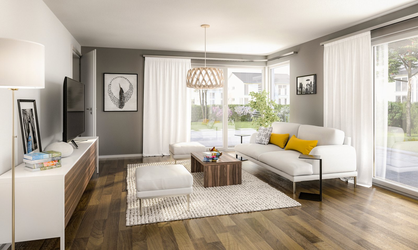 Ihr neues Zuhause: Doppelhaus Aura 136 – Urbanes Wohnen mit Eleganz und Komfort