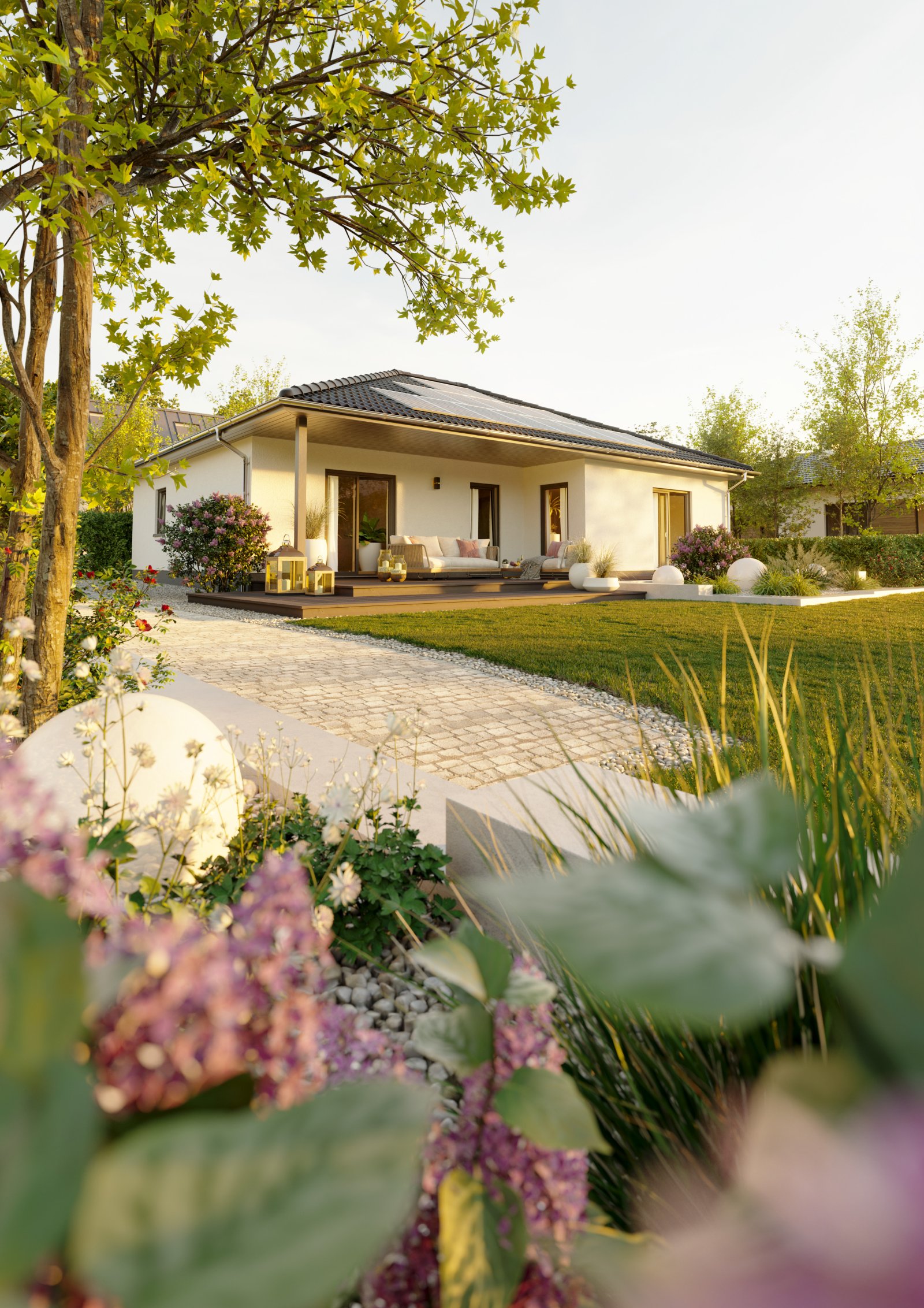 Winkelbungalow 108: Stufenloses Wohnglück mit besonderem Charme