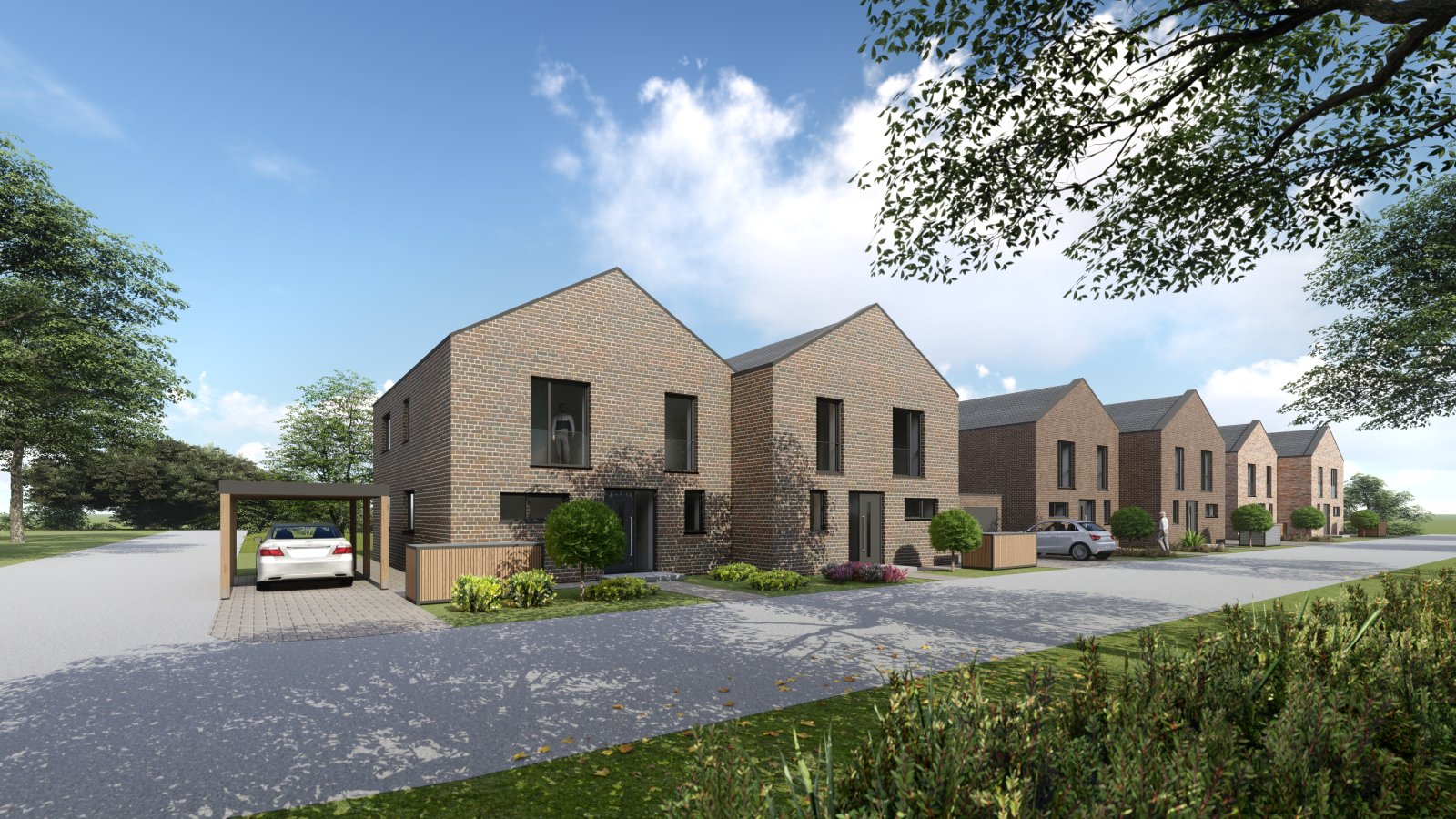 Greven: Außergewöhnliche Doppelhaushälfte im schönen Greven-Reckenfeld 